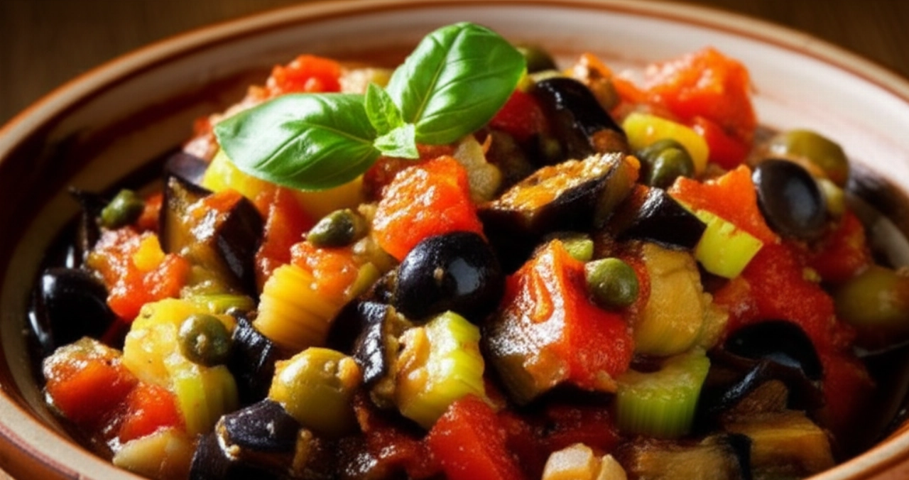 Caponata Siciliana: La Ricetta Originale in Agrodolce Infallibile