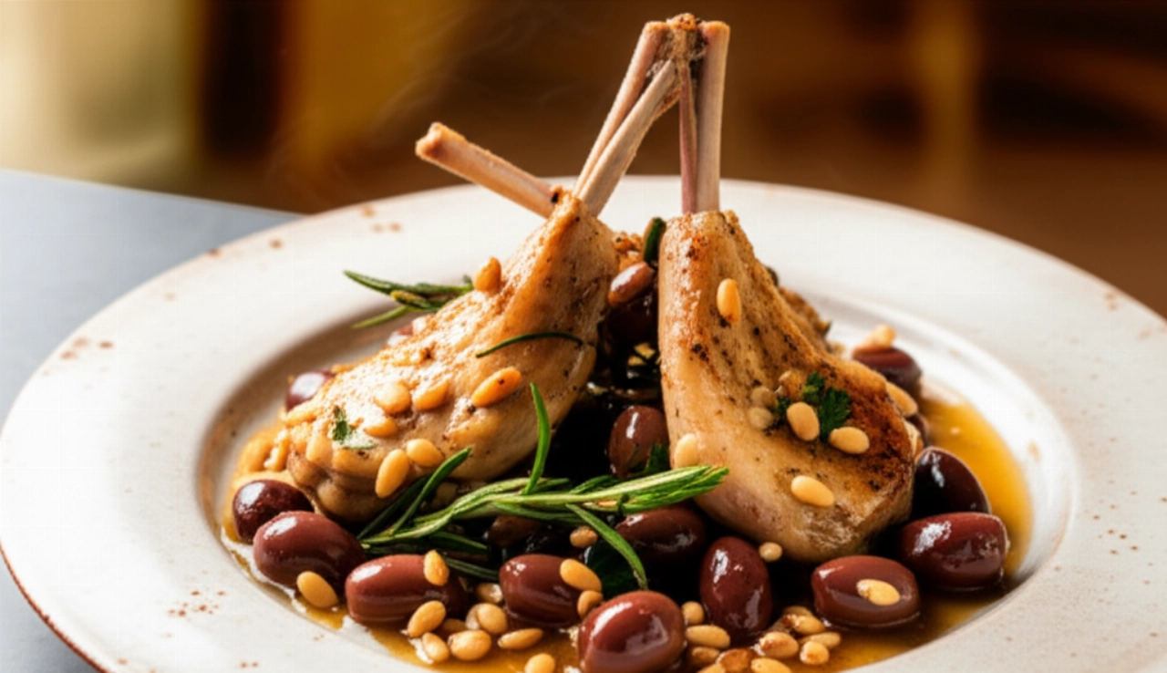 Coniglio alla Ligure: La Ricetta con Olive Taggiasche e Pinoli