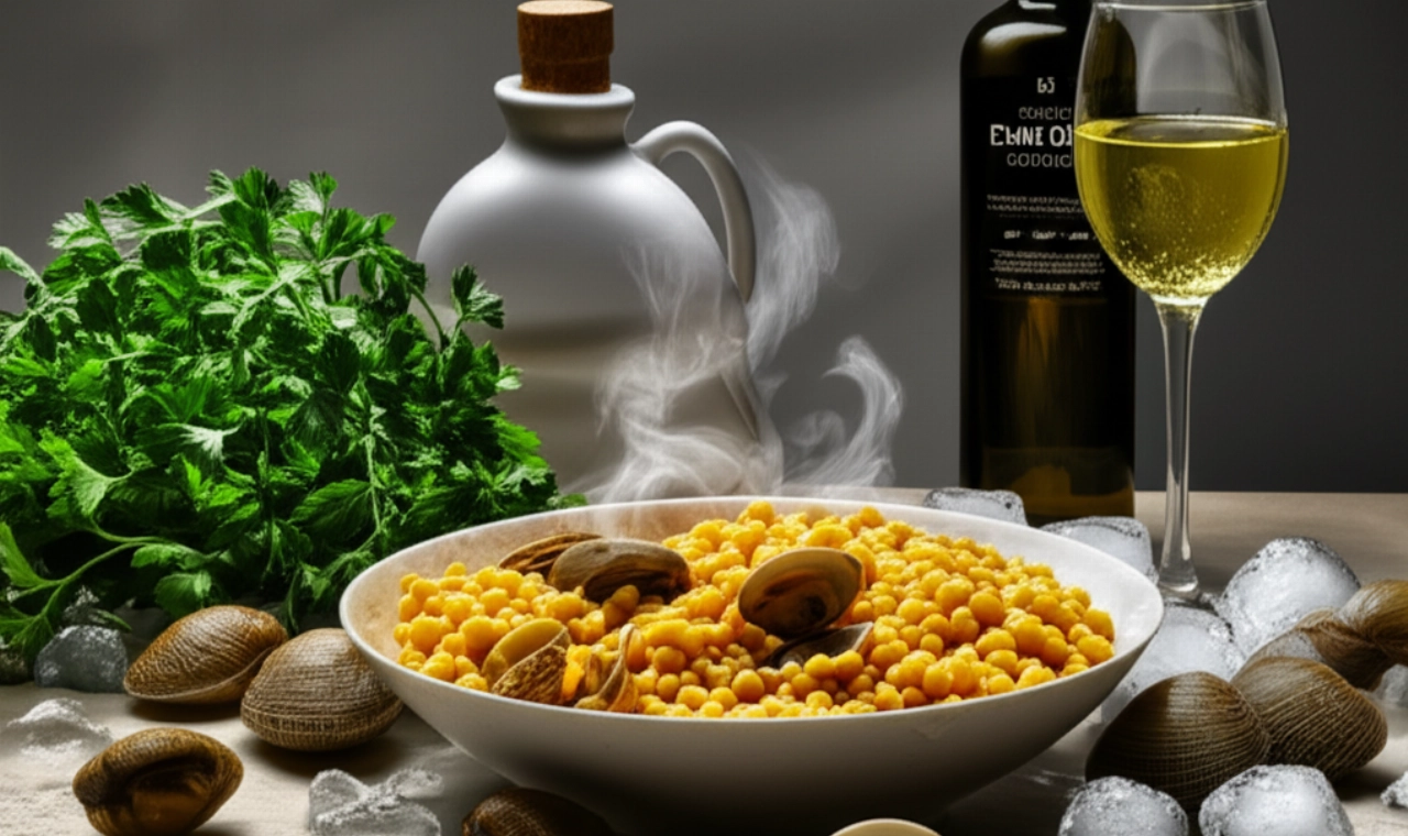 Fregola con almejas