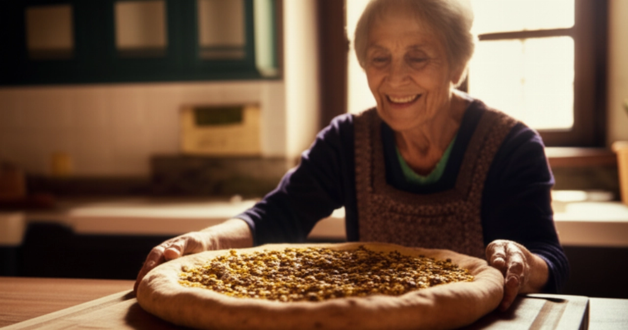 Pizza de escarola