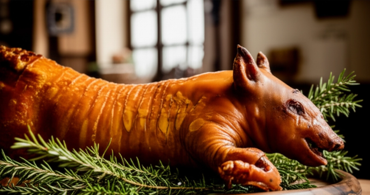 Maialino Sardo (Porceddu): La Guida alla Cottura allo Spiedo Perfetta
