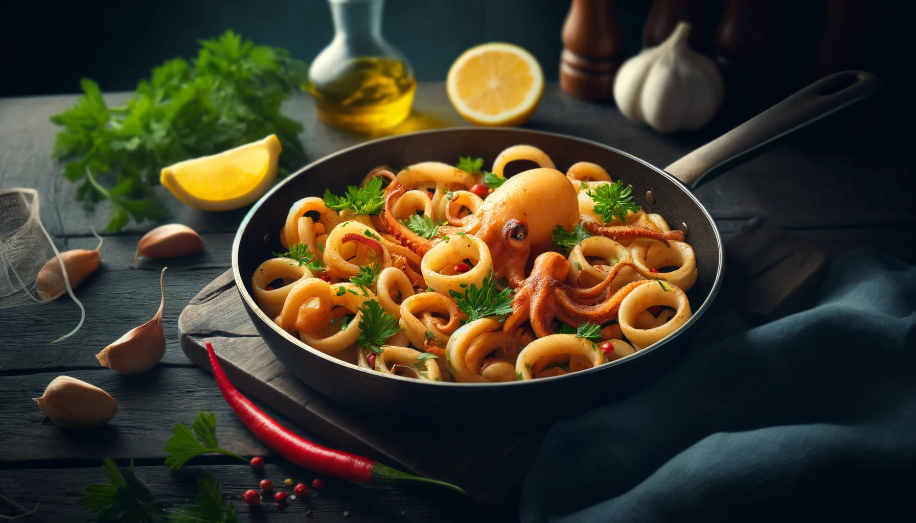 Calamaretti in padella