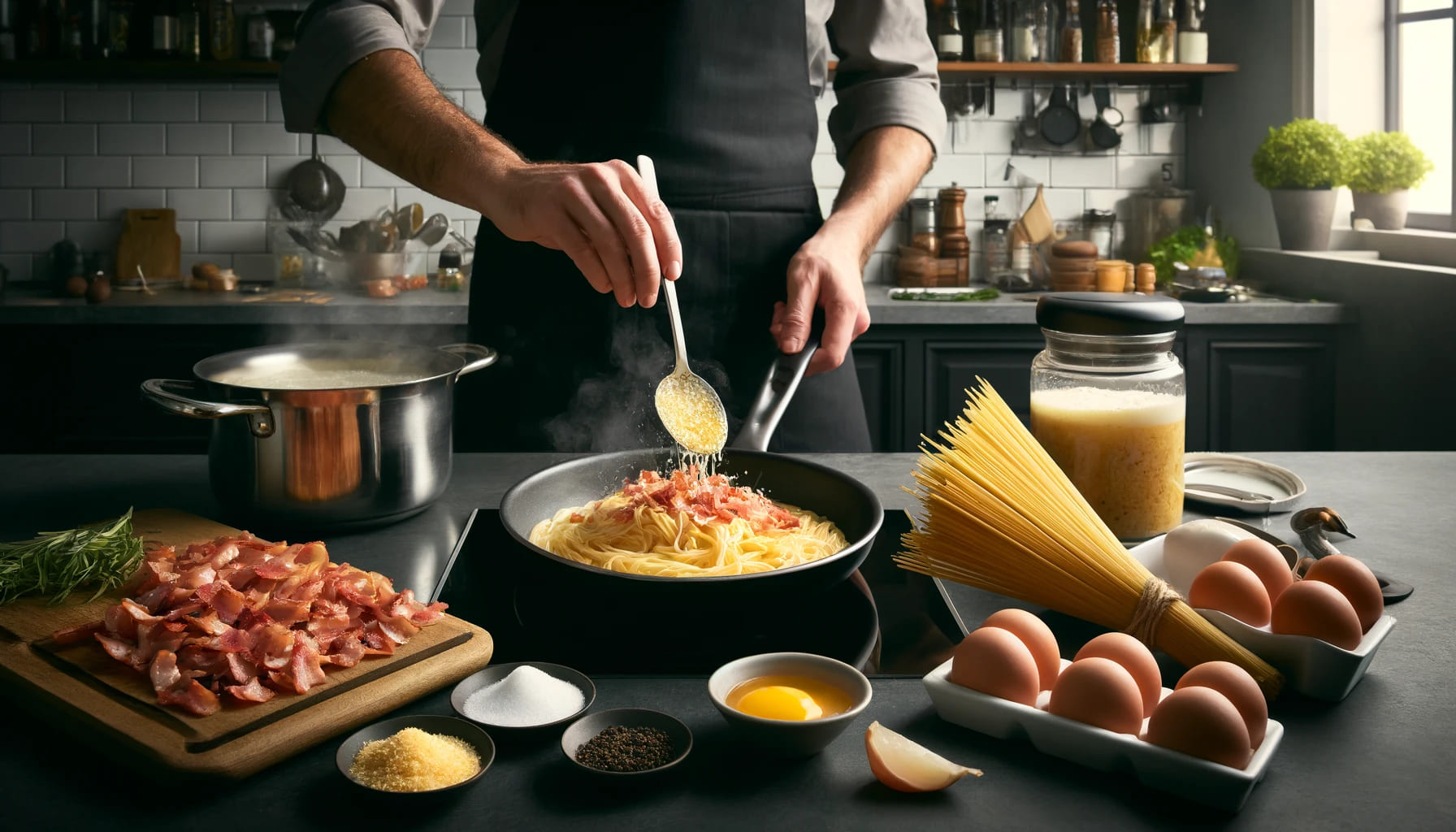 Ricetta degli spaghetti alla carbonara